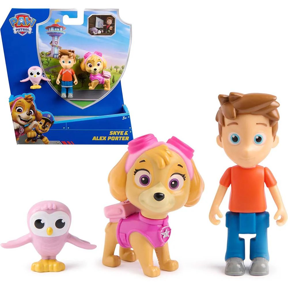 Set De Figuras Paw Patrol - Skye & Alex Porter