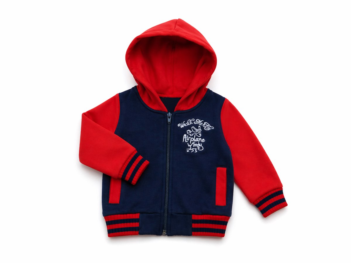 Campera Frisa Varon Capucha Puño