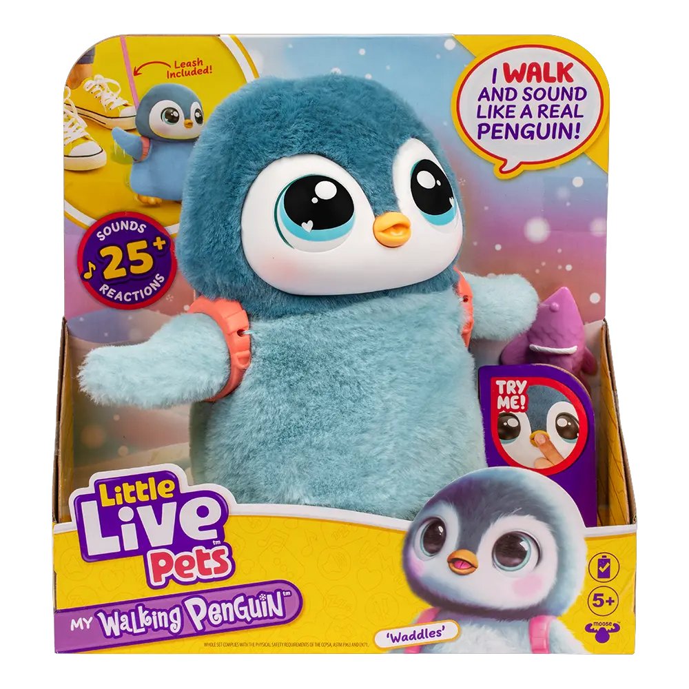 Little Live Pets Waddles Pinguino Interactivo - My Walking Penguin