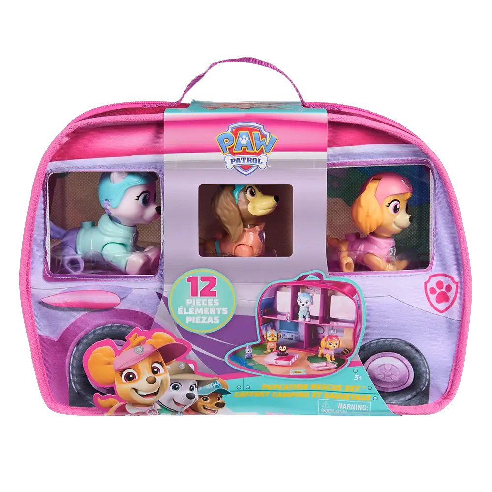 Valija Playset Camping Paw Patrol - Pupcation Rescue Set