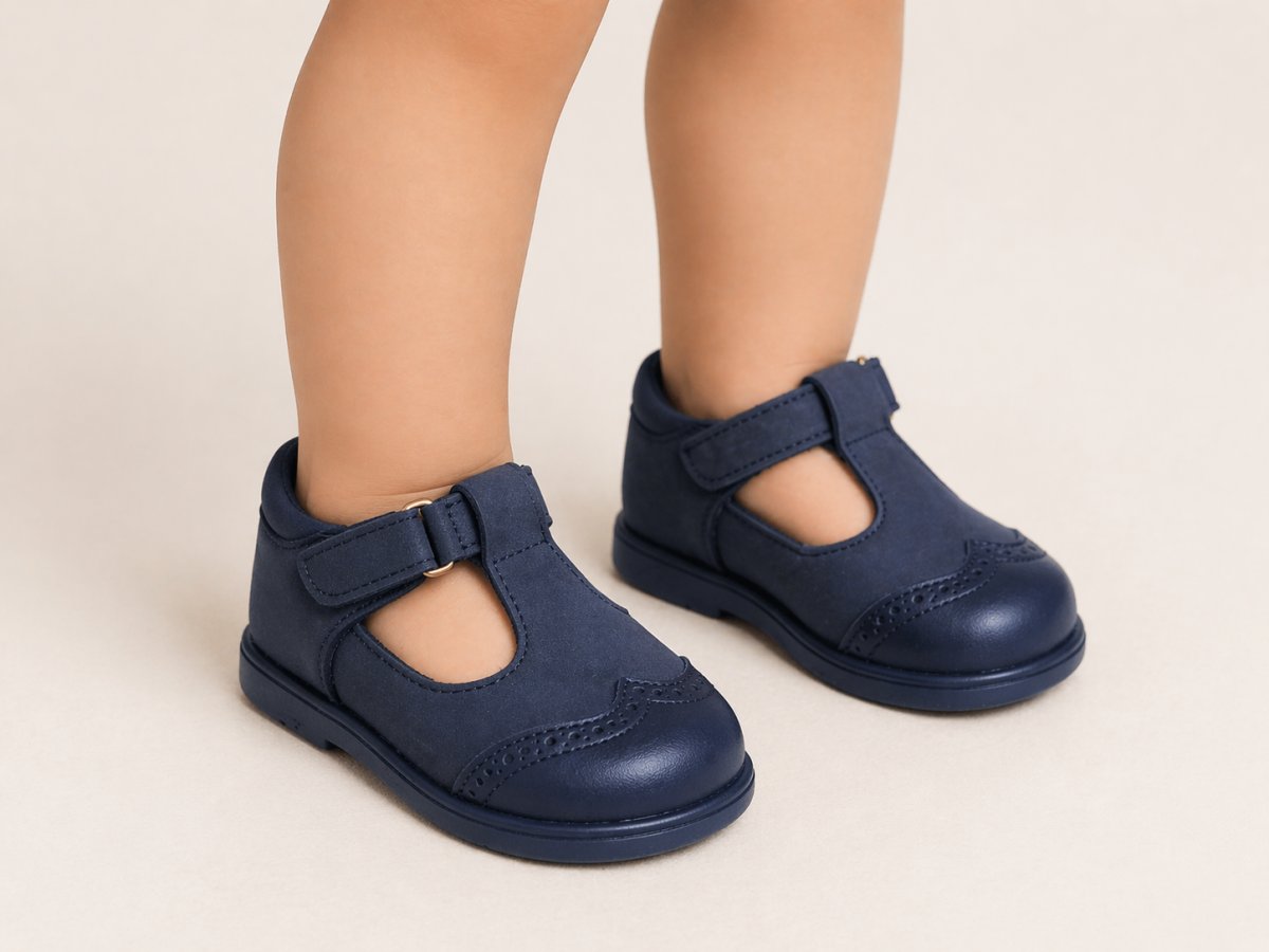 Botanguita Nena Cuero Con Puntera Nobuk