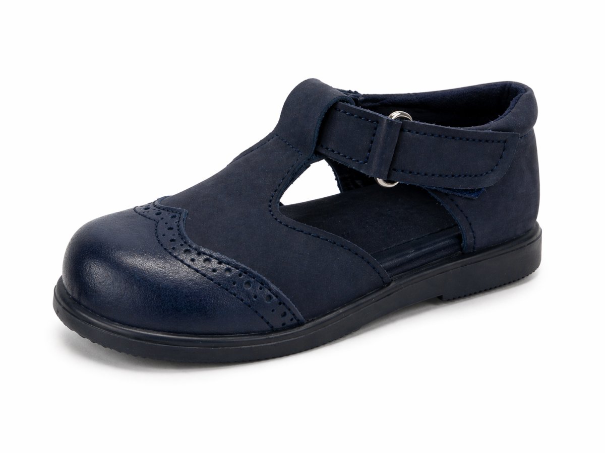 Botanguita Nena Cuero Con Puntera Nobuk