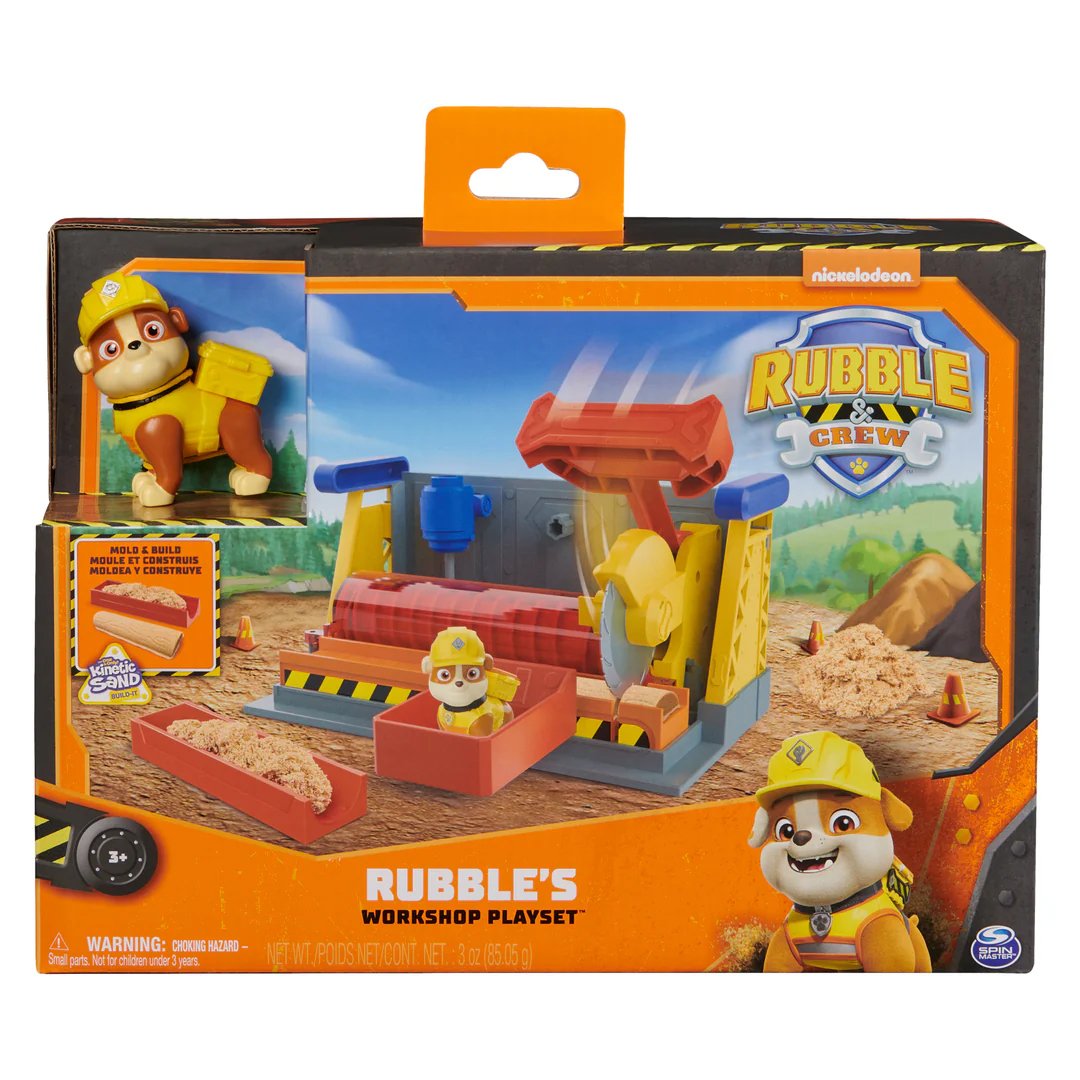 Paw Patrol Rubble & Crew: El Taller de Rubble - Rubble's Workshop Playset