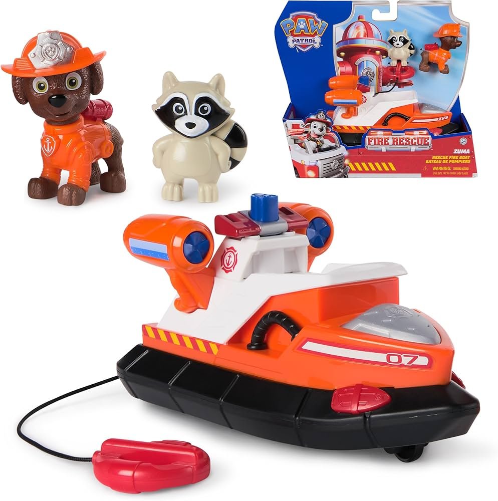 Paw Patrol Fire Rescue: Barco de Rescate de Zuma - Zuma Rescue Fire Boat