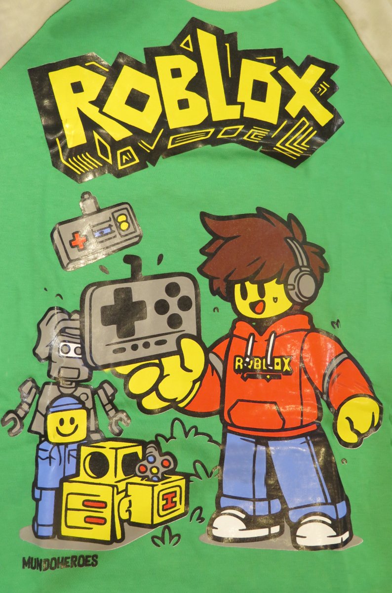 Remera Personaje Manga Larga Roblox