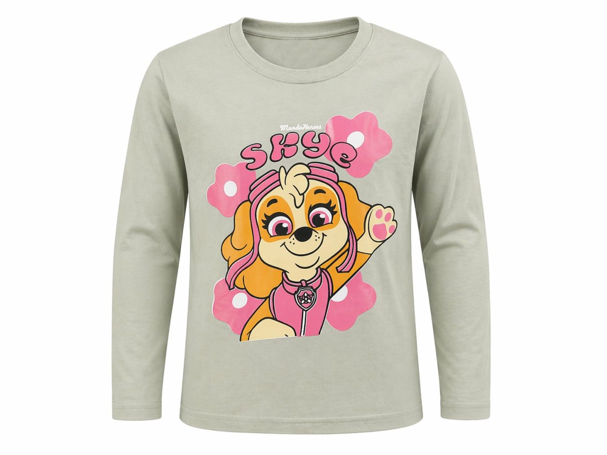 Remera Personaje Manga Larga Skye Paw Patrol