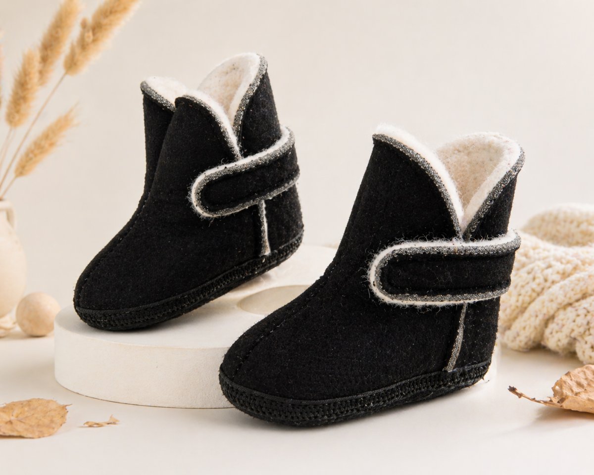 Botita Bebe Gamuza Corderito