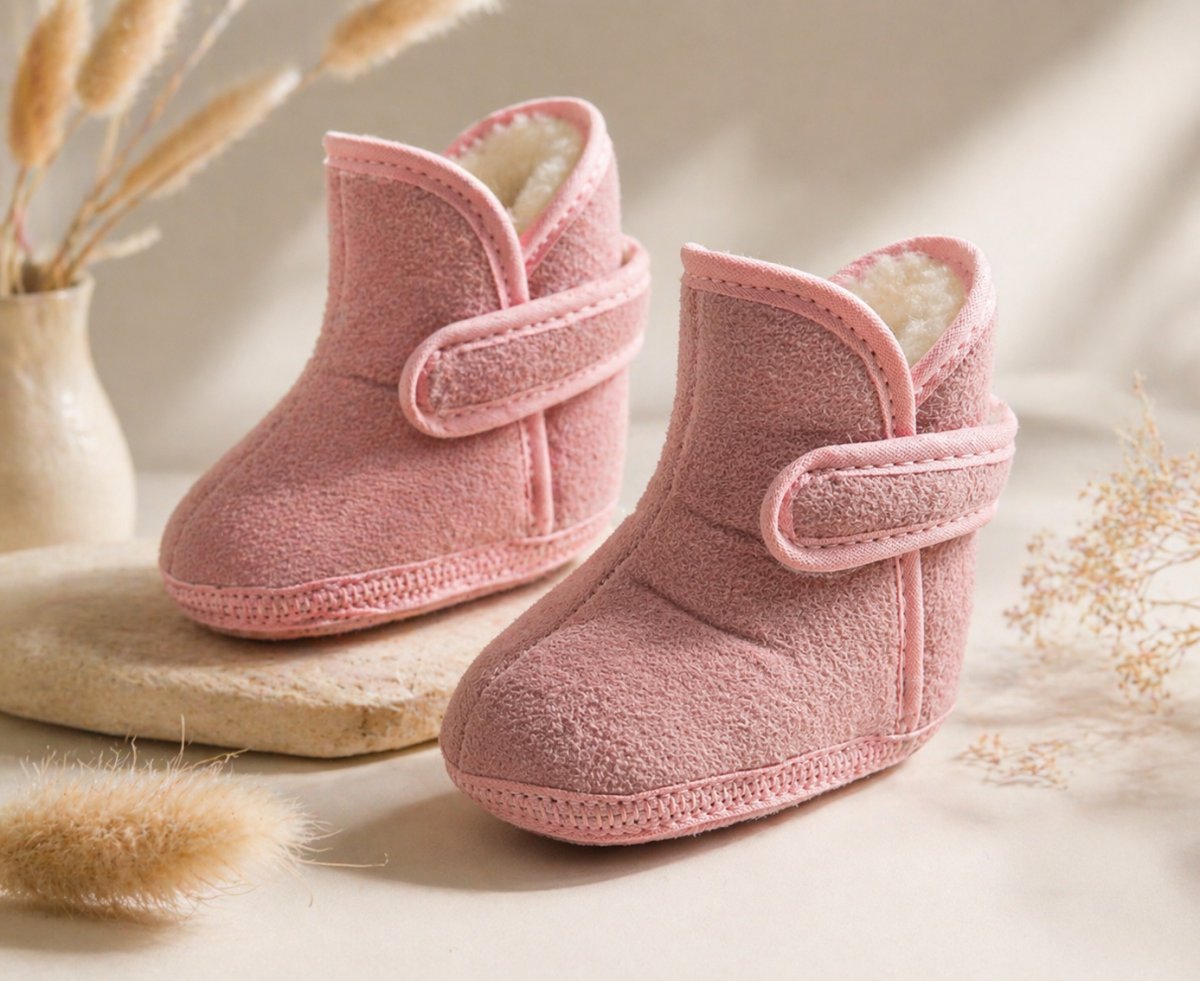 Botita Bebe Gamuza Corderito