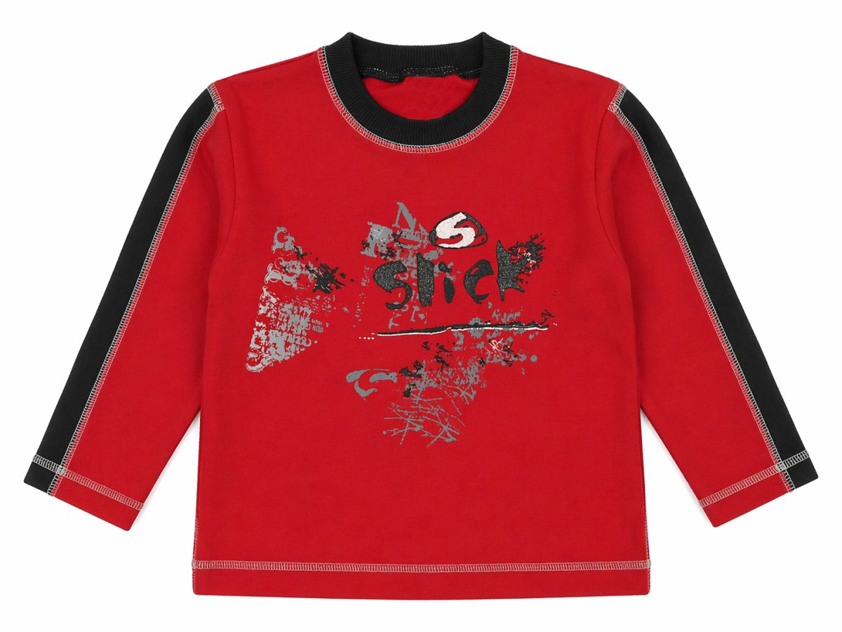 Buzo de Algodon Frizado Sin Capucha Estampado