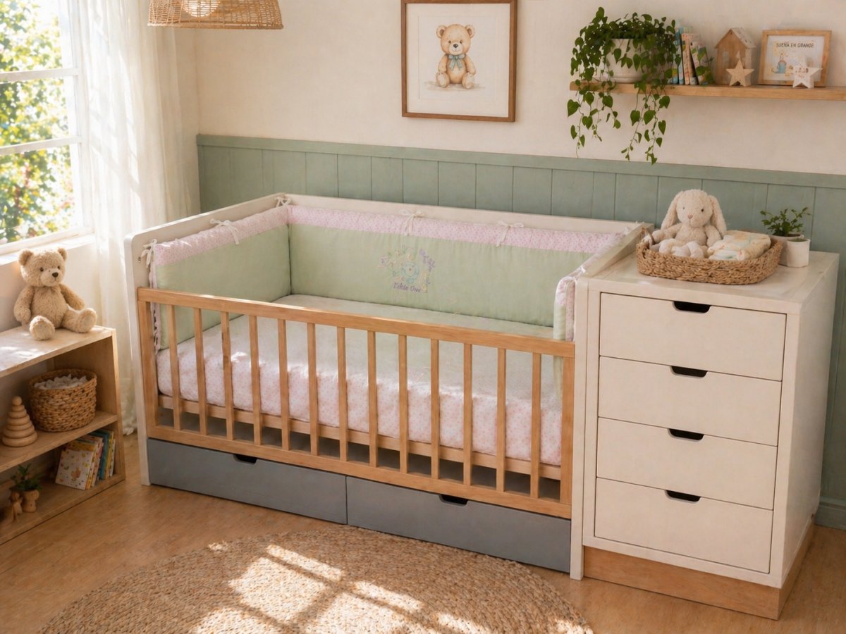 Acolchado Premiun Funcional c/Chichonera Oxford Pique Bordado