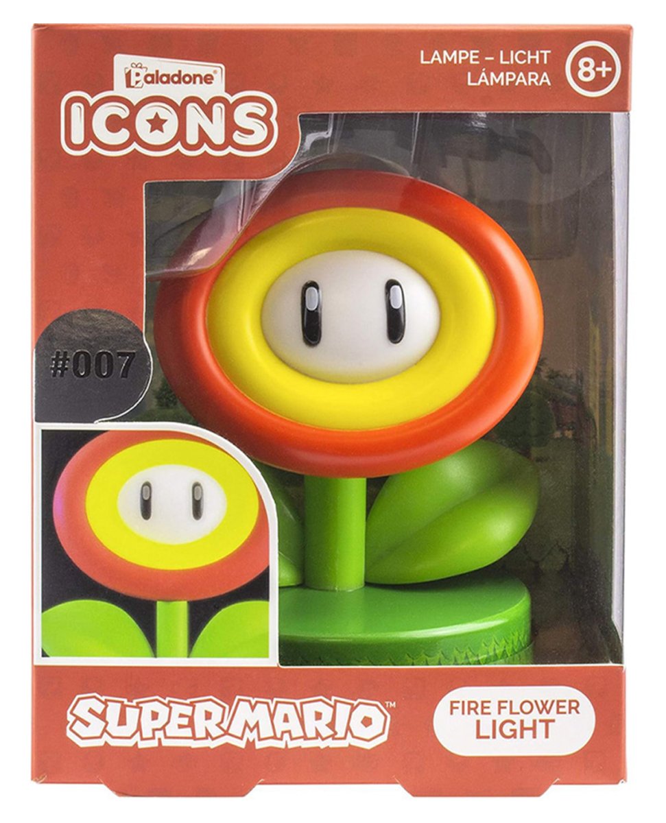 Lampara Icons Light Super Mario Bros. Flor - Fire Flower