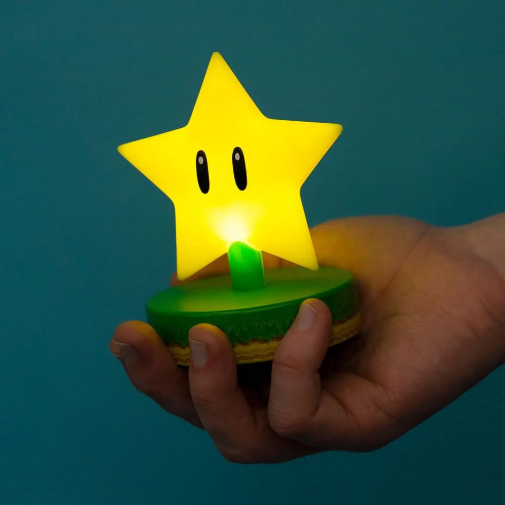 Lampara Icons Light Super Mario Bros. Estrella - Super Star