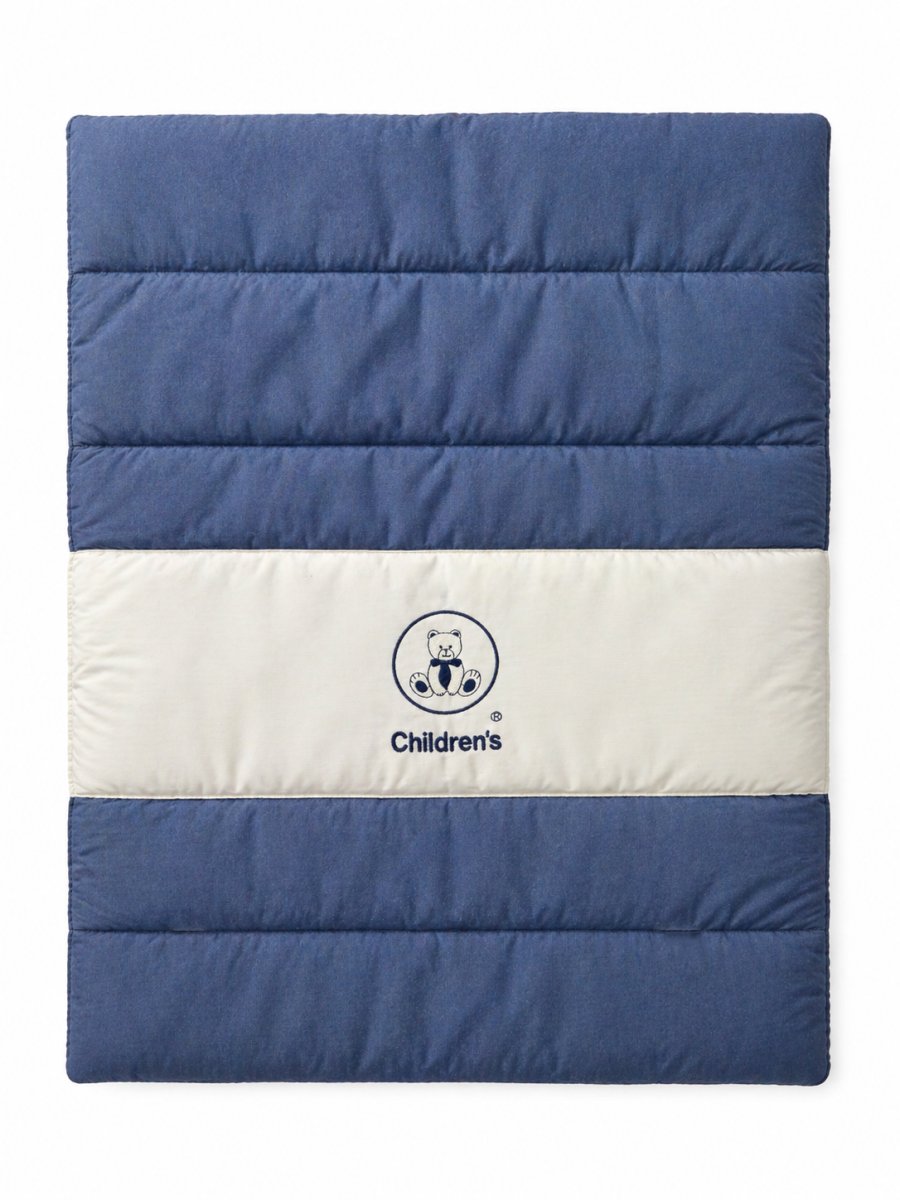 Acolchado Oxford Pique Premium Cuna Chichonera Cabezal Bordado
