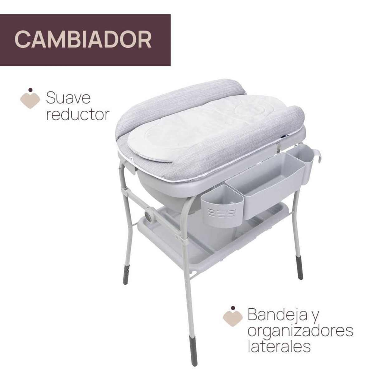 Cuddle & Bubble Catre De Baño Para Bebe Con Cambiador