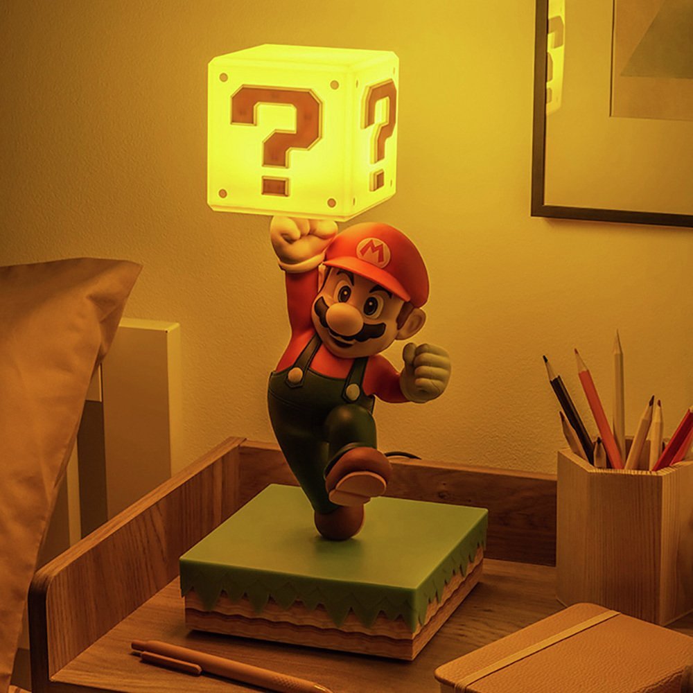 Lampara Super Mario Diorama - Velador - Luz De Noche