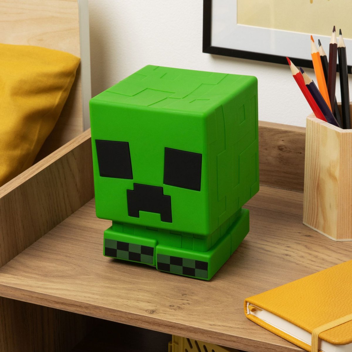 Lámpara Minecraft Creeper SquishyGlo - Velador - Luz De Noche