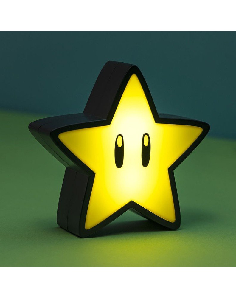 Lampara Super Star Light Con Sonido - Super Mario - Estrella
