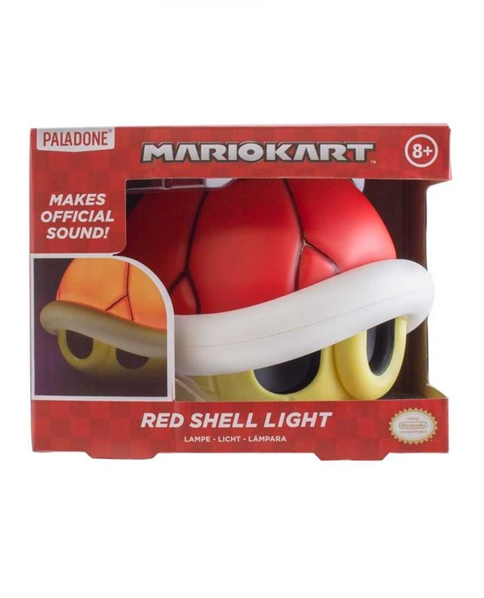 Lampara Mario Kart Red Shell Con Sonido - Tortuga Roja