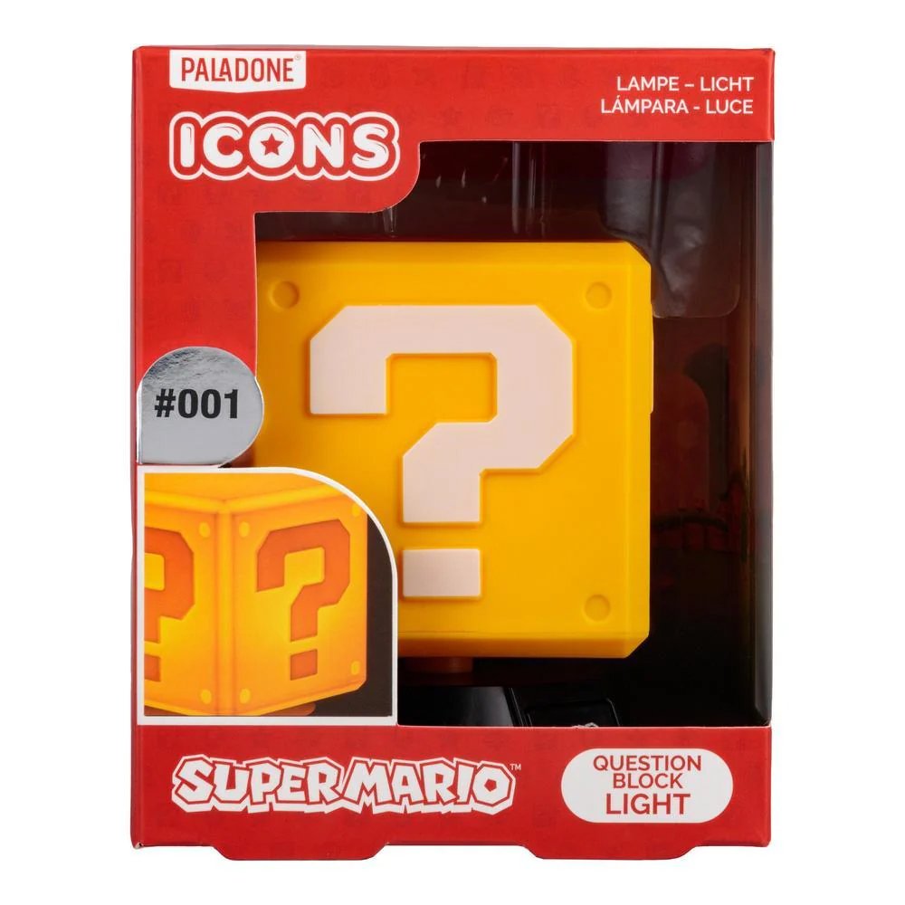 Lampara Icons Light Super Mario Bros. Bloque - Block
