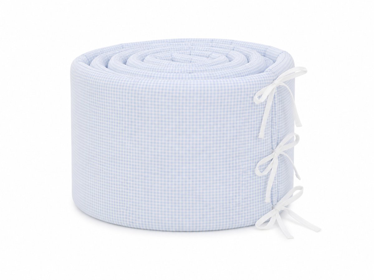 Acolchado Cuna Funsional C/ Chichonera Pique Reversible Bordado