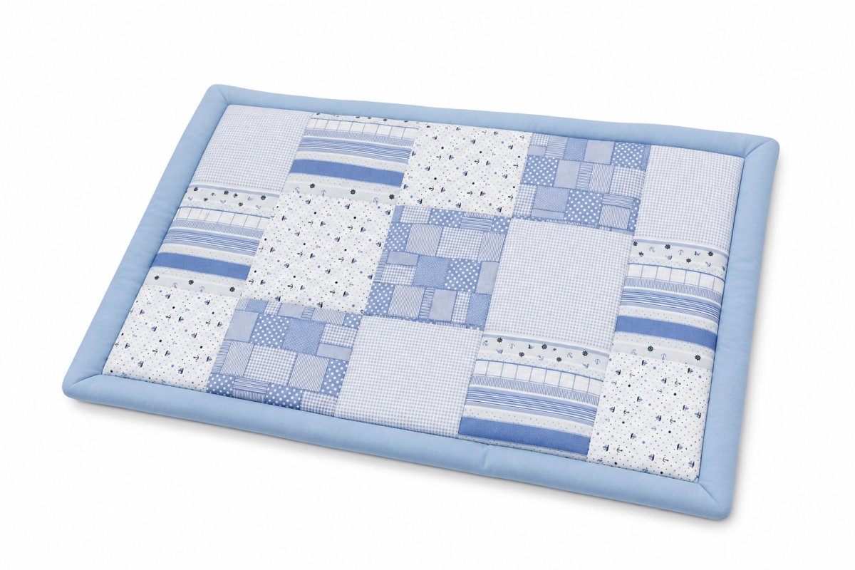 Acolchado Con Chichonera de Cuna - Patchwork