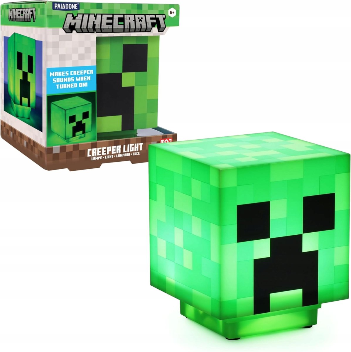 Lampara Icons Minecraft Creeper - Con Sonido