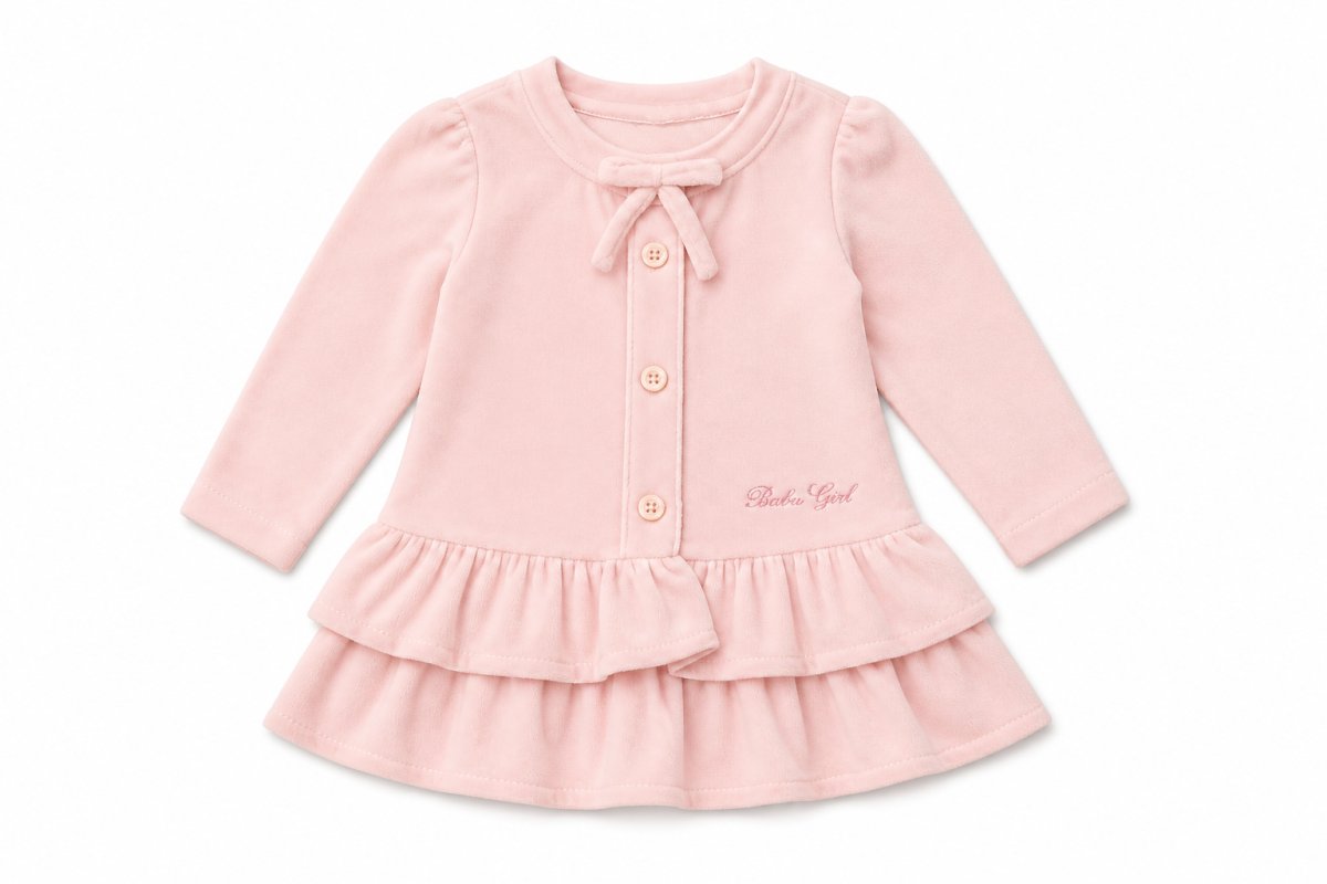 Vestido Manga Larga Plush Bolado