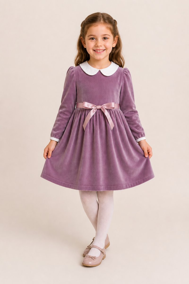 Vestido Shifon Cuello Gaza