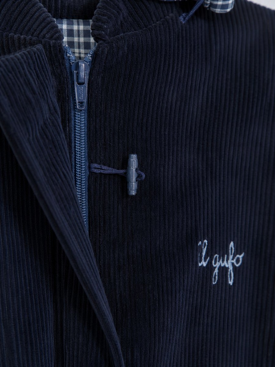 Campera de Corderoy con Capucha Desmontable