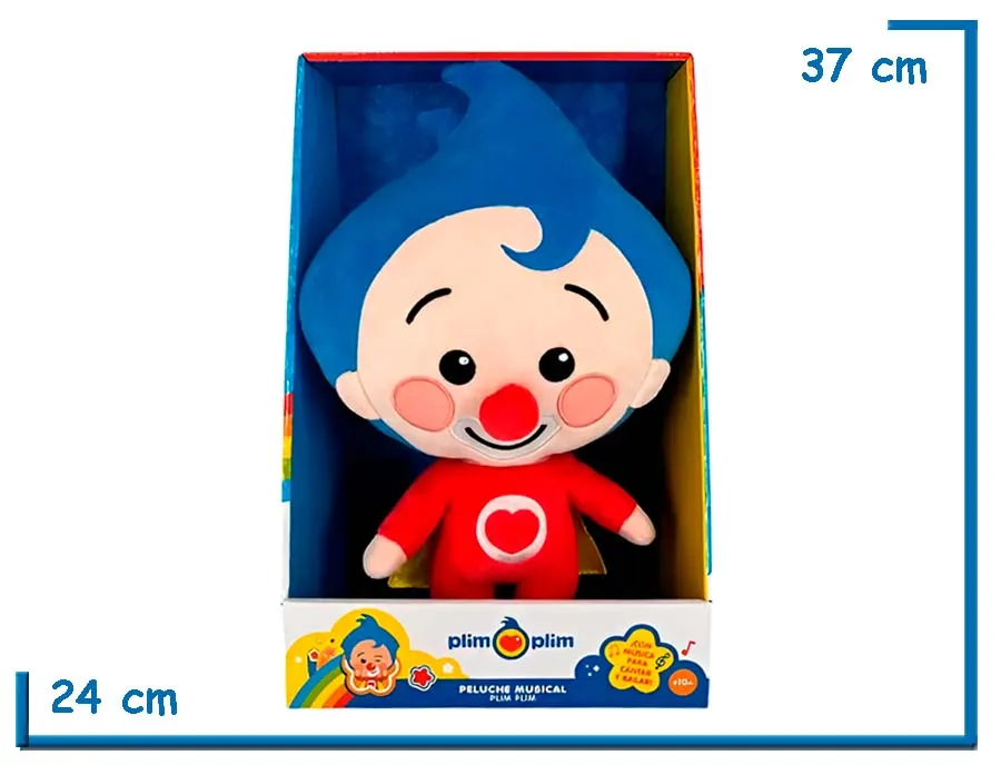 PLIM PLIM PELUCHE MUSICAL 36CM