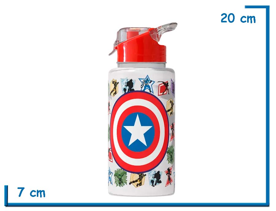 AVENGERS BOTELLA FLIP TOP 500ML