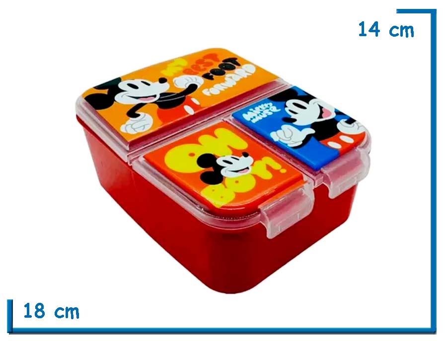 MICKEY MOUSE HERMETICO LUNCHERA MULTIPLE