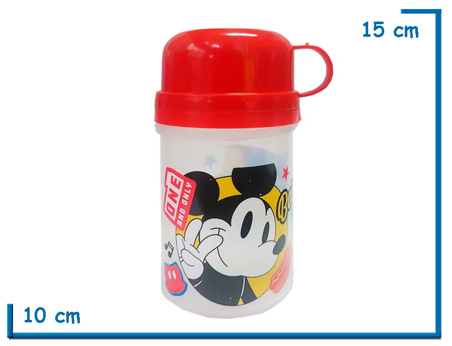 MICKEY MOUSE CANTIMPLORA TAPA TAZA
