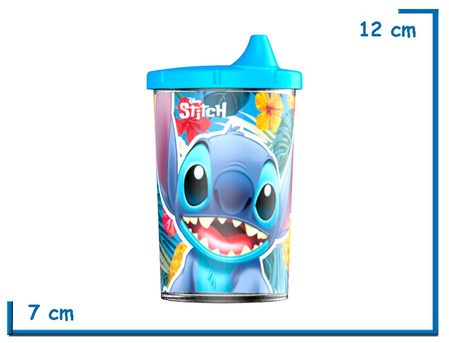 STITCH VASO TAPA TOMADORA