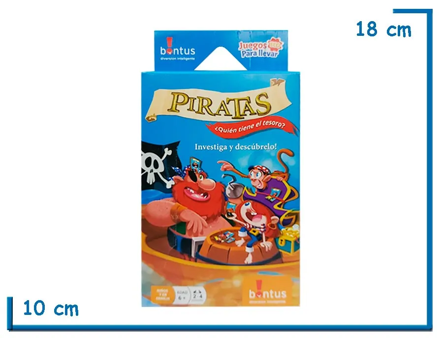 PIRATAS QUIEN TIENE EL TESORO ECO JUEGOS PARA LLEVAR