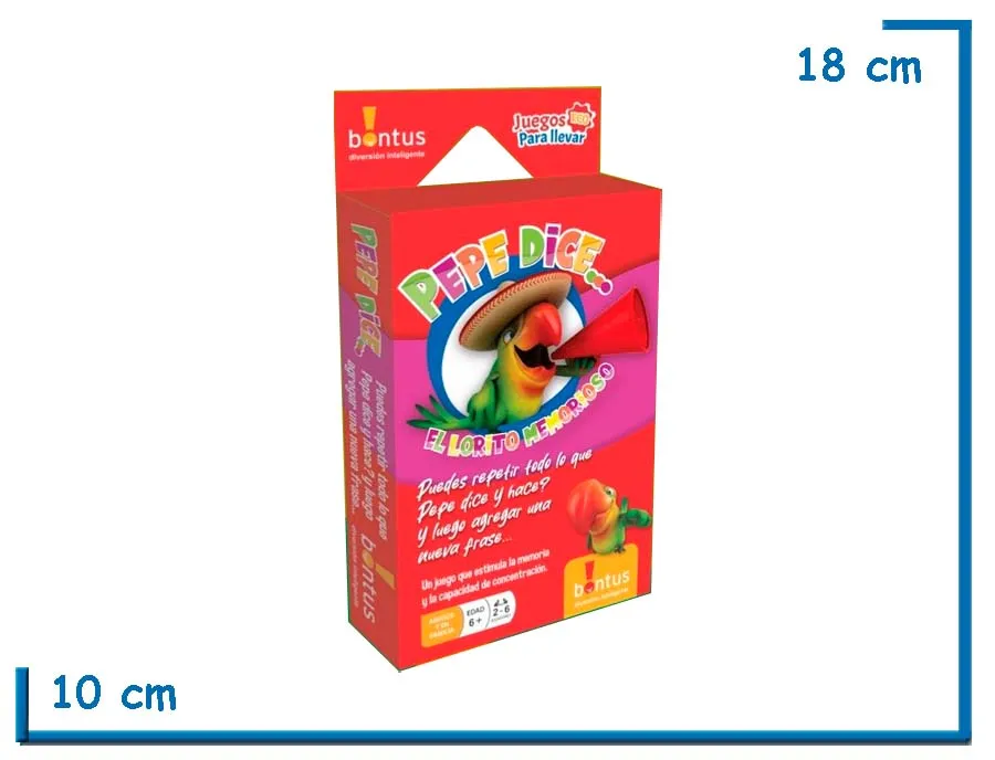 PEPE DICE ECO JUEGOS PARA LLEVAR