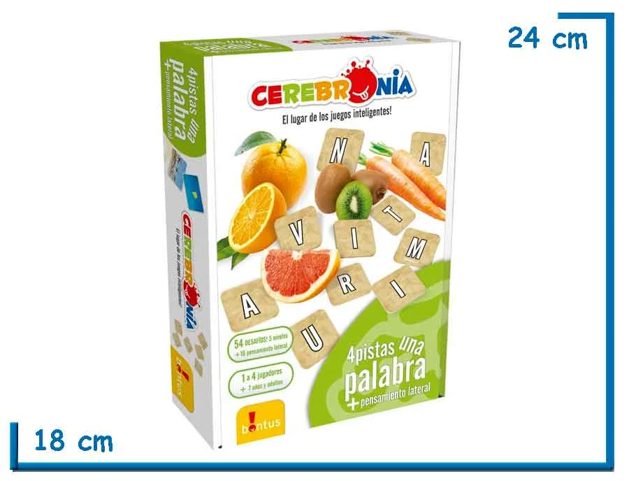 CEREBRONIA 4 PISTAS UNA PALABRA + PENSAMIENTO