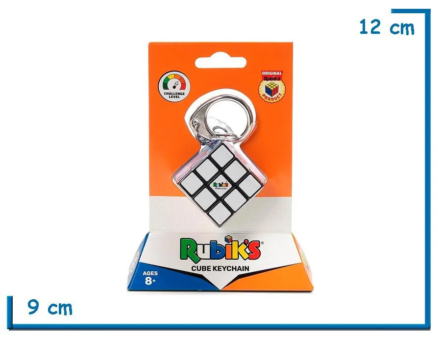 RUBIKS CUBE KEYCHAIN CUBO MAGICO 3X3X3 LLAVERO