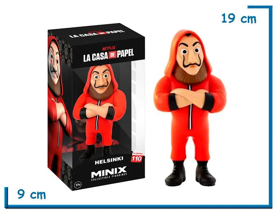 MINIX HELSINKI LA CASA DE PAPEL FIGURA DE VINILO