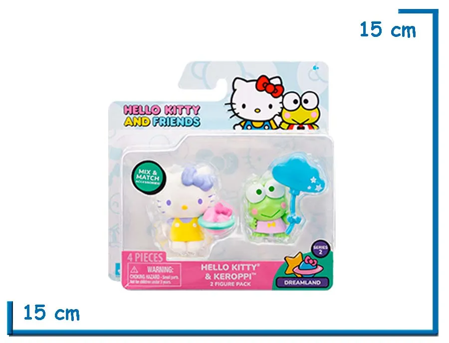 JAZWARES HELLO KITTY (PLANETA) & KEROPPI HELLO KITTY & FRIENDS