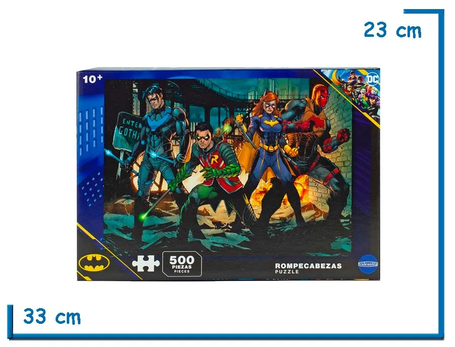 2X1 VULCANITA DC COMICS PUZZLE 500 PZS GOTHAM KNIGHTS