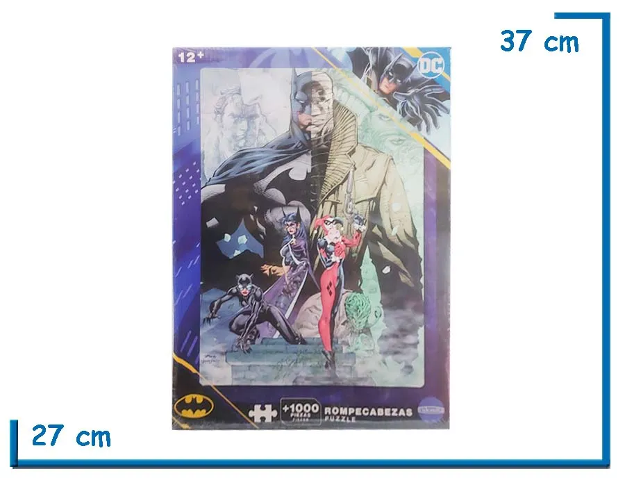 2X1 VULCANITA DC COMICS PUZZLE 1000 PZS HUSH