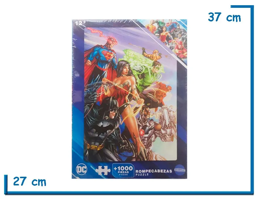 2X1 VULCANITA DC COMICS PUZZLE 1000 PZS JUSTICE LEAGUE