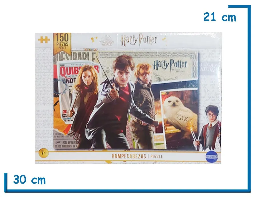 2X1 VULCANITA HARRY POTTER PUZZLE 150 PZS DEATHLY HALLOWS