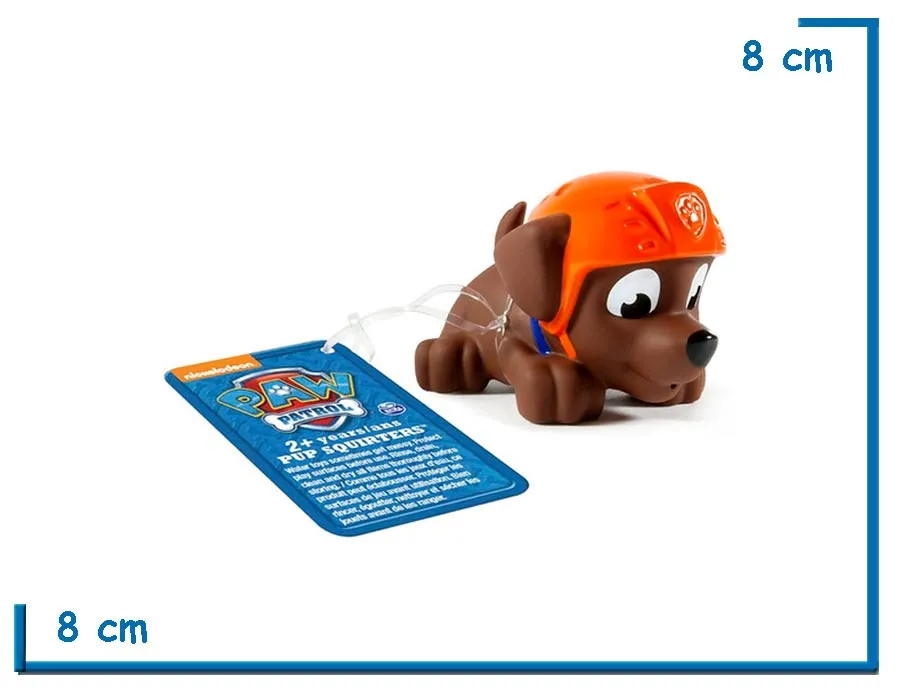 PAW PATROL ZUMA FIGURA LANZA AGUA