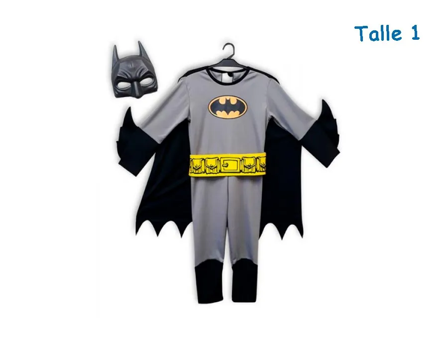 DISFRAZ T.1 BATMAN CLASICO