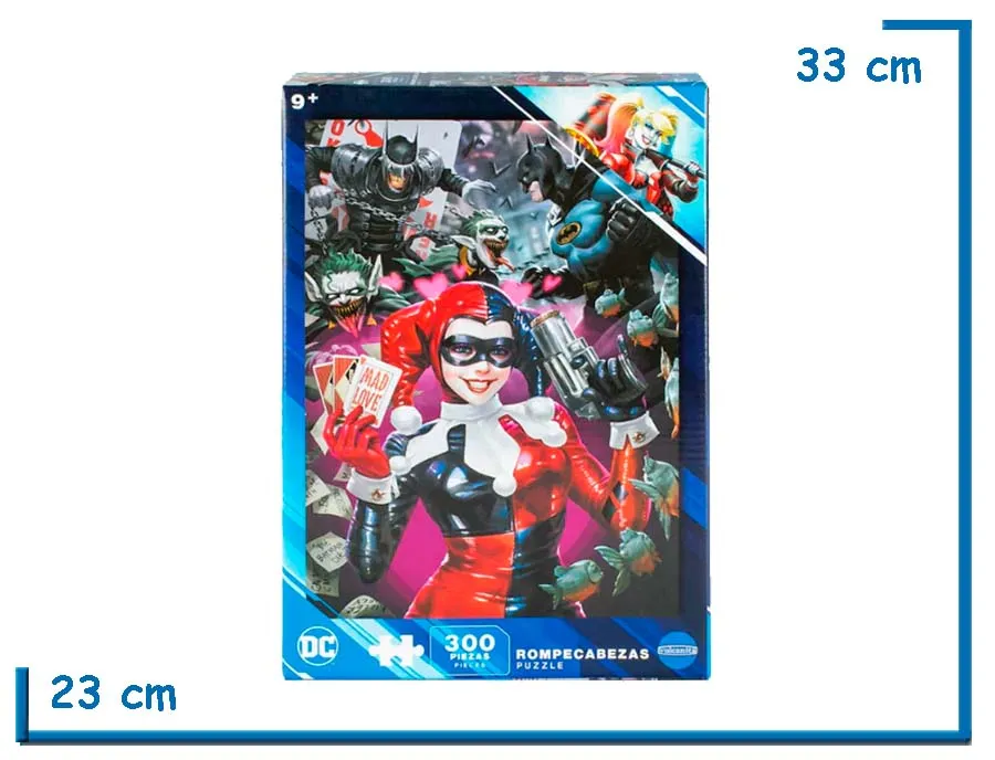 2X1 VULCANITA DC COMICS PUZZLE 300 PZS HARLEY QUINN MAD LOVE