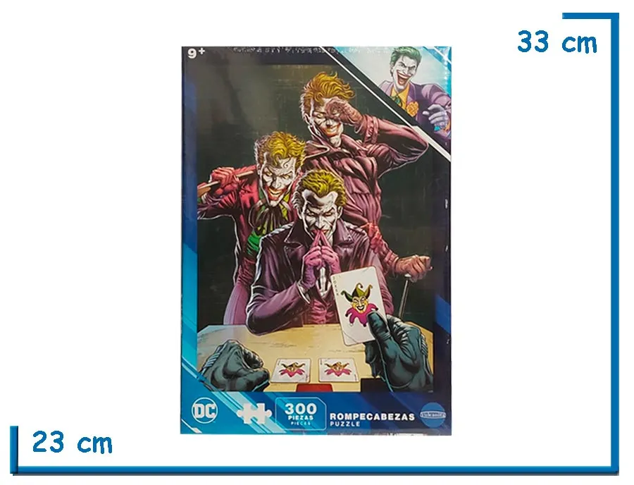 2X1 VULCANITA DC COMICS PUZZLE 300 PZS 3 JOKERS