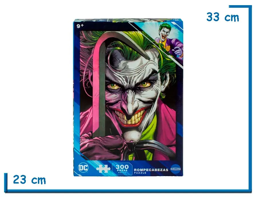 2X1 VULCANITA DC COMICS PUZZLE 300 PZS JOKER BARRETA