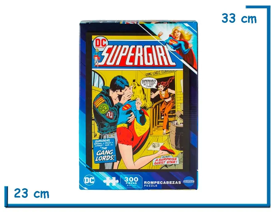 2X1 VULCANITA DC COMICS PUZZLE 300 PZS SUPERGIRL COMIC VINTAGE